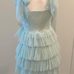 BaeVely mint green tulle tiered dress Sz L Size L Photo 1