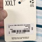 a.n.a . a New Approach Tank Top Women's Size XXLT Tall Striped Blue White NEW Photo 4