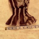 Ceres Beautiful sheer top or swimsuit cover w/ cute ties atâneck andâgathers. Purple Size M Photo 6