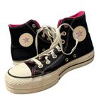 Converse All Star High Top Platform Sneakers Black Croc US 6 Women Photo 5
