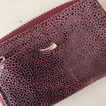 Tusk Wear NWOT TUSK genuine leather burgundy pebbled mini wallet / coin pouch Photo 1