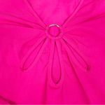 Princess Polly New Hot Pink Low Cut Long Sleeve Bodycon Mini Dress Sexy Size 12 Photo 7