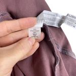 Zobha Laura Twist Front Long Sleeve Athletic Yoga Crop Top Mauve Size Small Photo 8