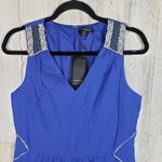 Colorblock NWT Royal Blue Sleeveless V-Neck Mini Dress Women's Size Medium Photo 1