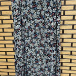 Lost + Wander Lost +‎ Wander Black Floral Maxi Skirt Size Medium Photo 0