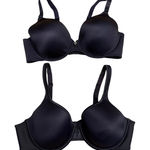 Vanity Fair Beauty Back Full Coverage Bras Size 38C Black Lace Photo 0