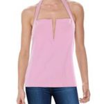 Susana Monaco  V Wire Halter Top in Ballerina Sz M NWT Photo 1