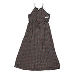 *New DIP Maxi Sundress Womens XL Floral Print Boho Granola Indie Summer Festival Orange Photo 1