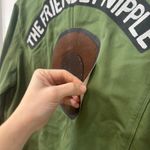 Friendly Nipple Patch Coat Breastfeeding Nursing Lactation Mom LL Bean Jacket XL Green Photo 5