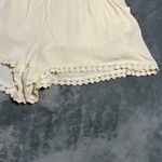 Women's High Rise Pull On Crochet Trim Shorts Sz XXS Boho Festival Coastal Beach Photo 4