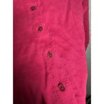 Eileen Fisher  PL Petite Large Womens Top 3/4 Sleeve Button Linen Blend Pink Photo 15