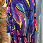 Premise  long sleeve Multicolor Abstract asymmetrical Dress Photo 0
