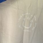 HUGO White shirt Short Sleeve Tee with Graphic Detail new small unisex Photo 4