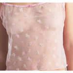 SKIMS Camisole Shorts Set Sz 2X 16-18 Cherry Blossom Multi Tulle Lounge Sleep Photo 1