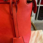 Fendi Medium Orange Leather 2Way Handbag Shoulder Bag Pre-Owned Photo 3