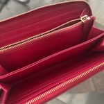 Prada Zip-Around Wallet in Pink Leather, EXCELLENT! Photo 9