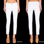 AMO Twist‎ Sea Salt Jeans Slim Fit Cut Ankle Length 4 Pockets White Size 28 Photo 1