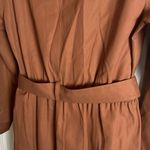Vintage Together Terracotta Brown Long Sleeve Dress with pockets size 16 Photo 10