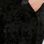 Torrid 0 Black Ankle Crush Velvet Leggings with Pockets Size Large 12 Photo 1