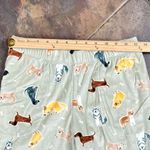 Cuddl Duds  Honeycomb Fleece Pajama Top & Pajama Joggers Set Mint Dogs XS Photo 1