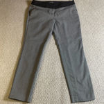 EXPRESS Editor Dress Pants Gray Mid-Rise Trousers Size 6R | Stretch Slacks Photo 0