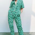 ZARA Floral Printed Cotton Jumpsuit Photo 2