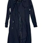 Norma Kamali  Belted Trench Jacket Women's Black Size X-Small XS Photo 0