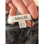 Sau Lee Farrah Black Sparkle Strapless Ruched Midi Dress NWT Size 0 Photo 4