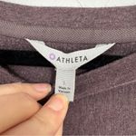 Athleta Purple Heathered Long Sleeve Sweater Dress Womens L Gorpcore Casual Photo 1