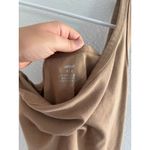 Aerie Top Womens Medium Camel Off Shoulder Neutral Minimalist Preppy Casual Photo 2