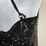 Forever 21  Full Sequin Floral Sleeveless Cross Back Retro Dress Photo 5