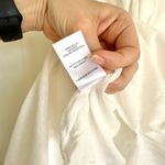 ASTR The Label Citrine Linen Bow Front Midi Dress Elegant White Small S Photo 9