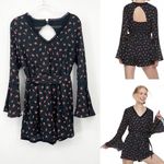 Disney Princess Belle Romper Size Large Black Roses Beauty & the Beast Photo 1