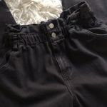 PacSun  Women’s Paperbag Waist Black Denim Mom Jeans Photo 4
