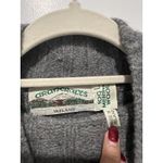 Vintage Arancrafts Ireland Merino Wool Sweater Size Large Fisherman Cable Knit Gray Photo 2