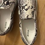 JustFab Platform snakeskin sneakers Size 11  Slip on Eloise Photo 3
