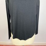 Rag and Bone The Knit Hi-Low Marled T-Shirt in Black Photo 4