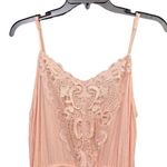 Dina Be Pink crochet lace maxi dress size M Photo 2