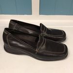 Bandolino  Motivate Roasted chestnut leather wedge loafers women’s size‎ 8 Photo 3