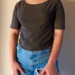 Topshop knit grey t-shirt Photo 1