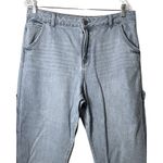 Sincerely Jules  Carpenter Jeans Size 11 Blue Utility Jean Straight Leg High Rise Photo 2