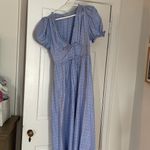 Hill House Blue Plaid Midi Dress Photo 2