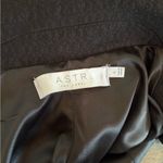 ASTR  the Label shoulder pad blazer black feminine business casual size large Photo 3