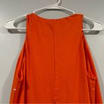 Reformation  Mackenzie Orange Sleeveless Knit Dress Medium M Photo 3