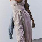 NWOT FP Movement Inbound Stretch Cotton Jumpsuit Cashmere Pink Size M Size M Photo 0