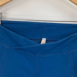 Free People  Movement Turnout Leggings Sapphire Blue Ballet Wrap Style Cropped S Photo 2