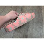 Crocs  Platform Retro Resort Slide In Mushroom/multi Sandals Brown Pink Size 8 Photo 7