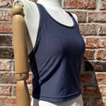 Nike  Navy Blue Athletic Workout Crop Tank Top / L / Excellent condition Photo 3