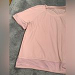 Lululemon  Athletica Light Pink Short Sleeve Tee Photo 1