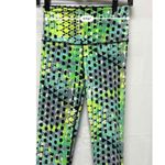 Victoria's Secret Victoria’s Secret Sport Leggings Women’s Size XS Green Geometric DEN-D‎ Photo 3